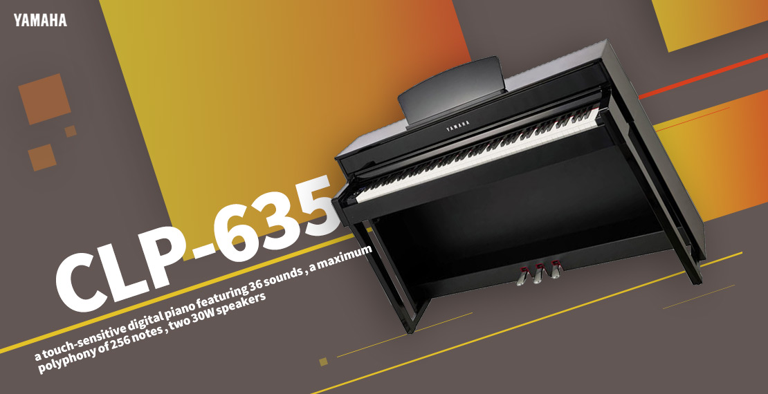قیمت خرید فروش پیانو دیجیتال یاماها CLP-635PE