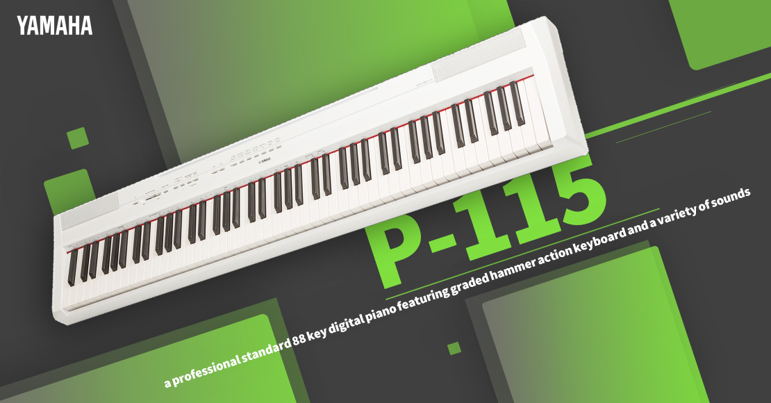 قیمت خرید فروش پیانو دیجیتال یاماها P-115 WH