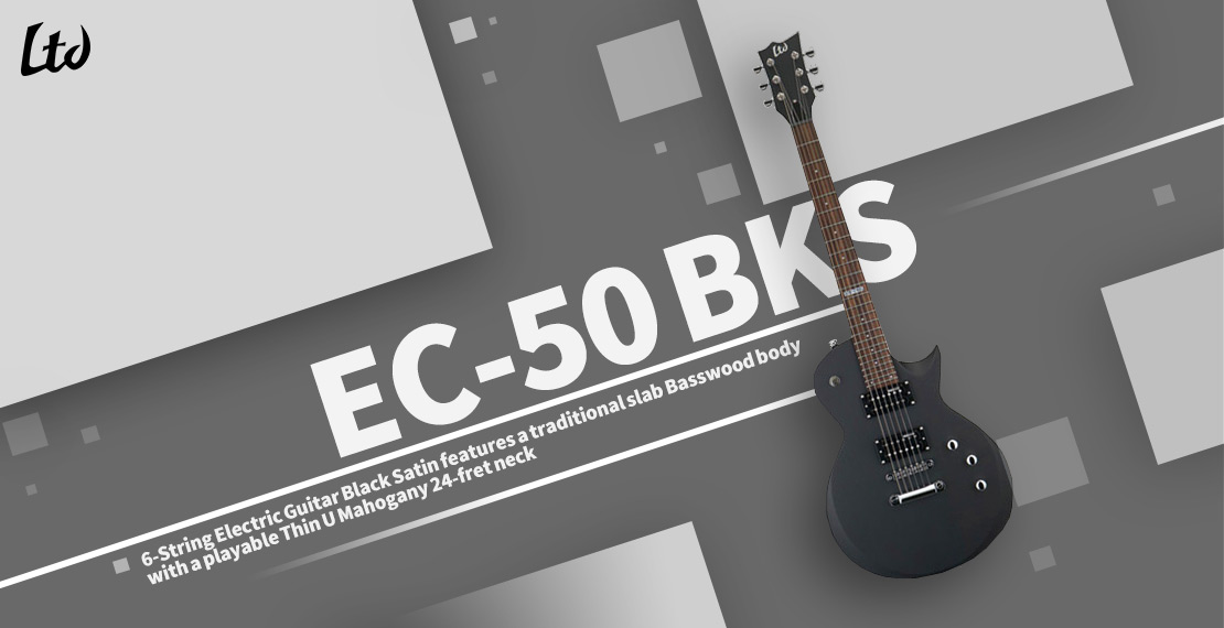 قیمت خرید فروش گیتار الکتریک ال تی دی EC-50 BKS