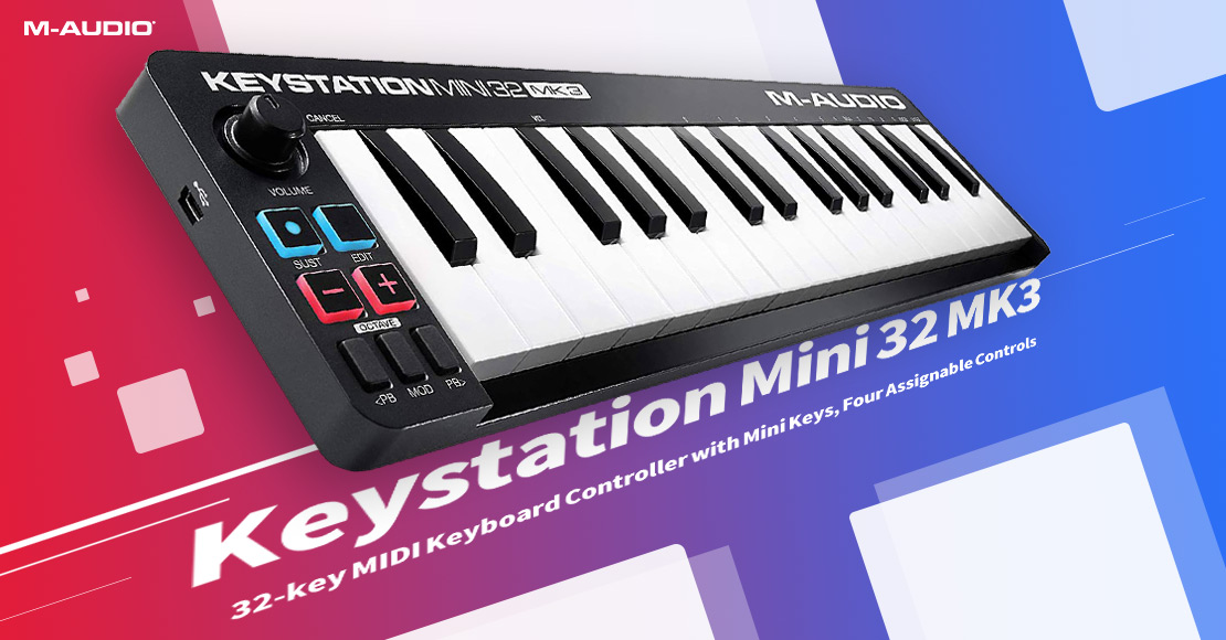 قیمت خرید فروش میدی کنترلر ام آدیو Keystation Mini 32 MK3