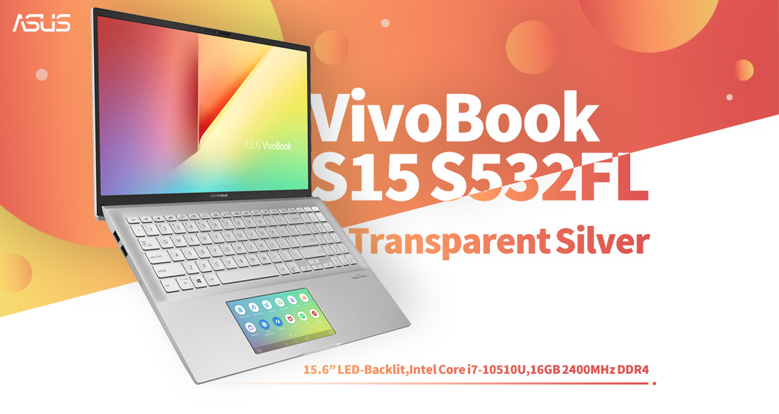 قیمت خرید فروش لپتاپ اِیسوس VivoBook S15 S532FL Transparent Silver