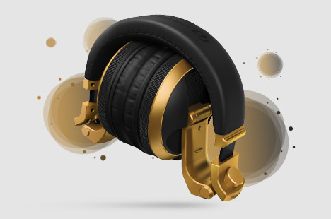 قیمت خرید فروش هدفون دی جی پایونیر دی جی HDJ-X5BT Gold