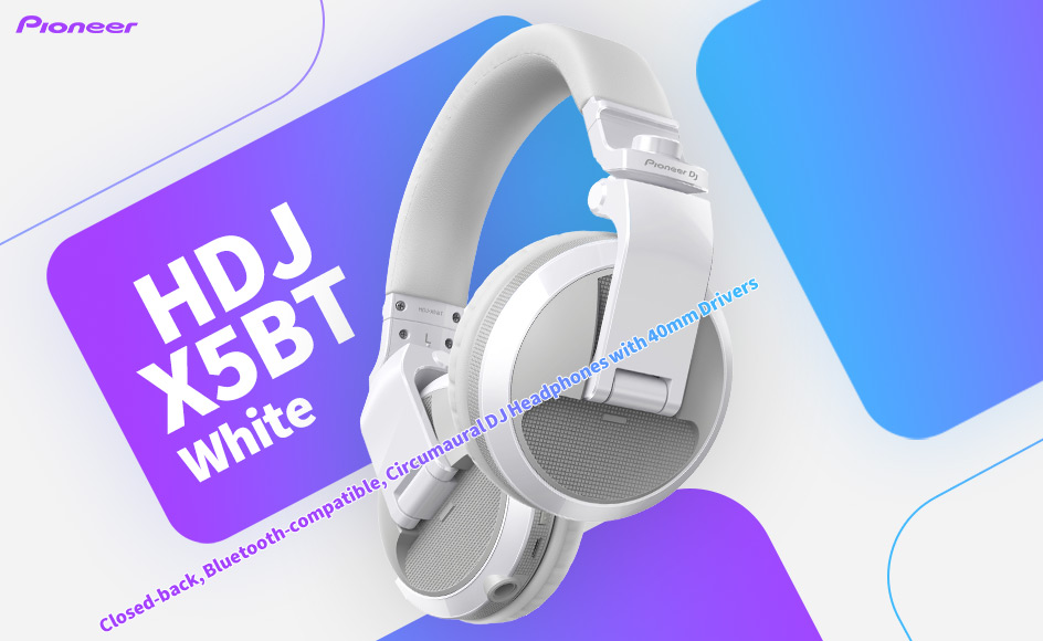 قیمت خرید فروش هدفون دی جی پایونیر دی جی HDJ-X5BT White
