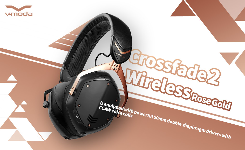 قیمت خرید فروش هدفون وی-مودا Crossfade 2 Wireless Rose Gold