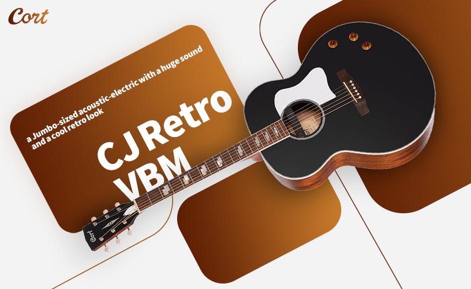قیمت خرید فروش گیتار آکوستیک کورت CJ Retro VBM