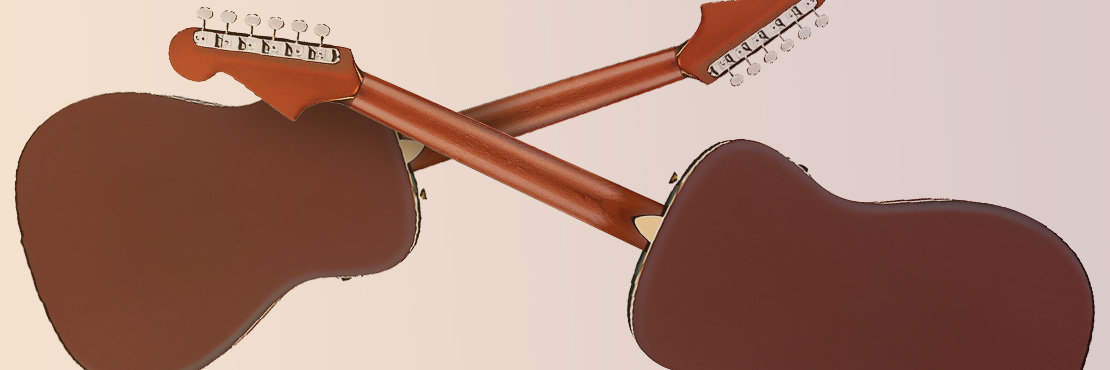 قیمت خرید فروش گیتار آکوستیک فندر Malibu Player Burgundy Satin