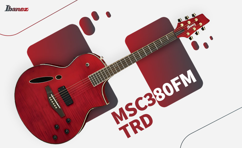 قیمت خرید فروش گیتار الکترو آکوستیک آیبانز MSC380FM TRD