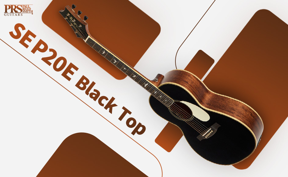 قیمت خرید فروش گیتار آکوستیک پی آر اس SE P20E Black Top