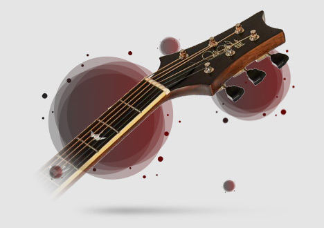 قیمت خرید فروش گیتار آکوستیک پی آر اس SE P20E Fire Red Burst