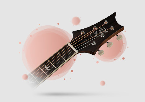 قیمت خرید فروش گیتار آکوستیک پی آر اس SE P20E Lotus Pink