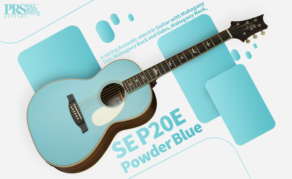 قیمت خرید فروش گیتار آکوستیک پی آر اس SE P20E Powder Blue