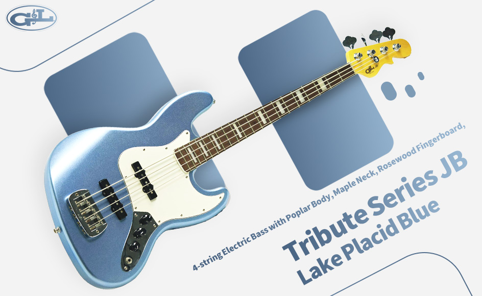 قیمت خرید فروش گیتار باس جی اند ال Tribute Series JB Lake Placid Blue