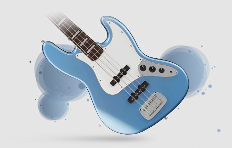 قیمت خرید فروش گیتار باس جی اند ال Tribute Series JB Lake Placid Blue