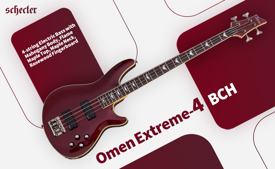 قیمت خرید فروش گیتار باس شکتر Omen Extreme-4 BCH