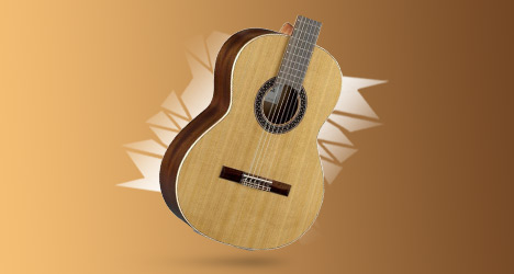 قیمت خرید فروش گیتار کلاسیک الحمبرا 1C HT