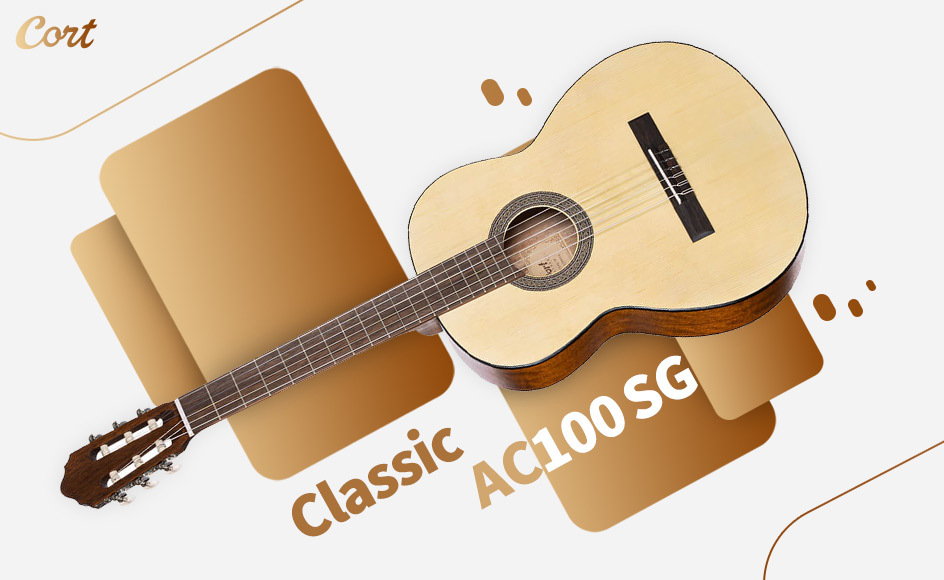 قیمت خرید فروش گیتار کلاسیک کورت Classic AC100 SG