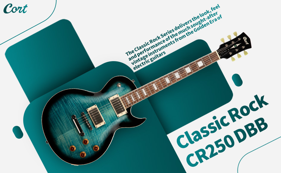 قیمت خرید فروش گیتار الکتریک کورت Classic Rock CR250 DBB