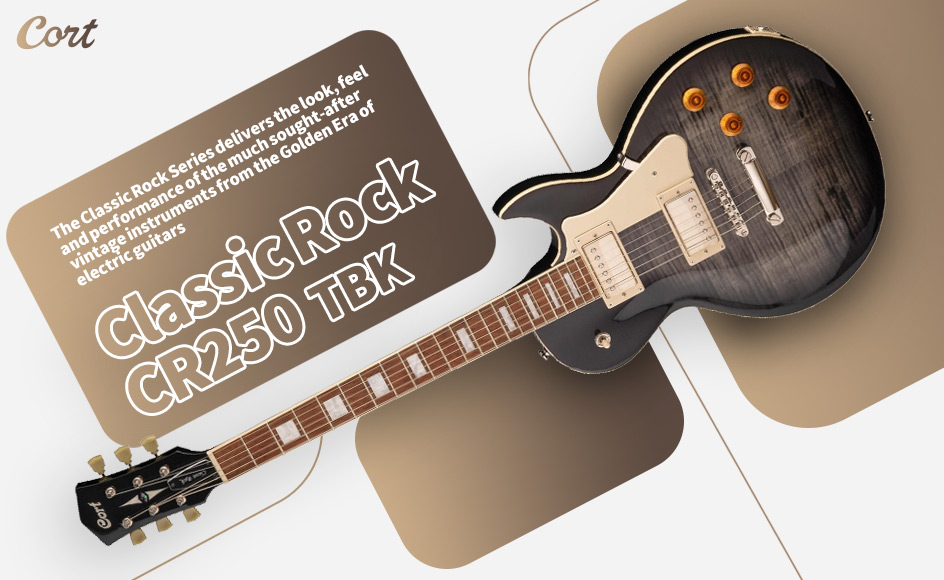 قیمت خرید فروش گیتار الکتریک کورت Classic Rock CR250 TBK