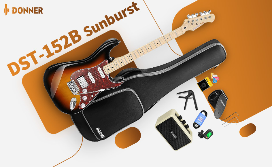 قیمت خرید فروش ست گیتار الکتریک دانر DST-152S Sunburst