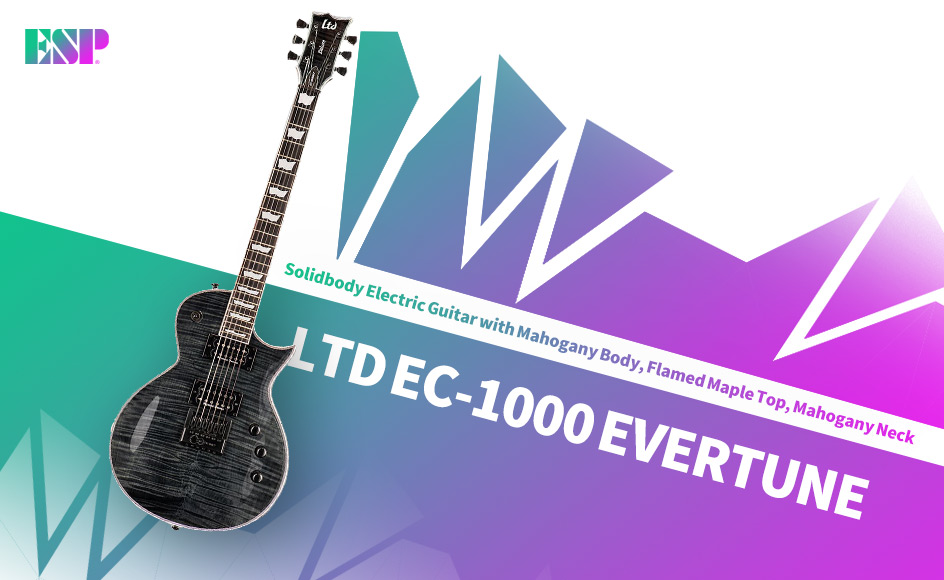 قیمت خرید فروش گیتار الکتریک ای اس پی LTD EC-1000 EVERTUNE See Thru Black