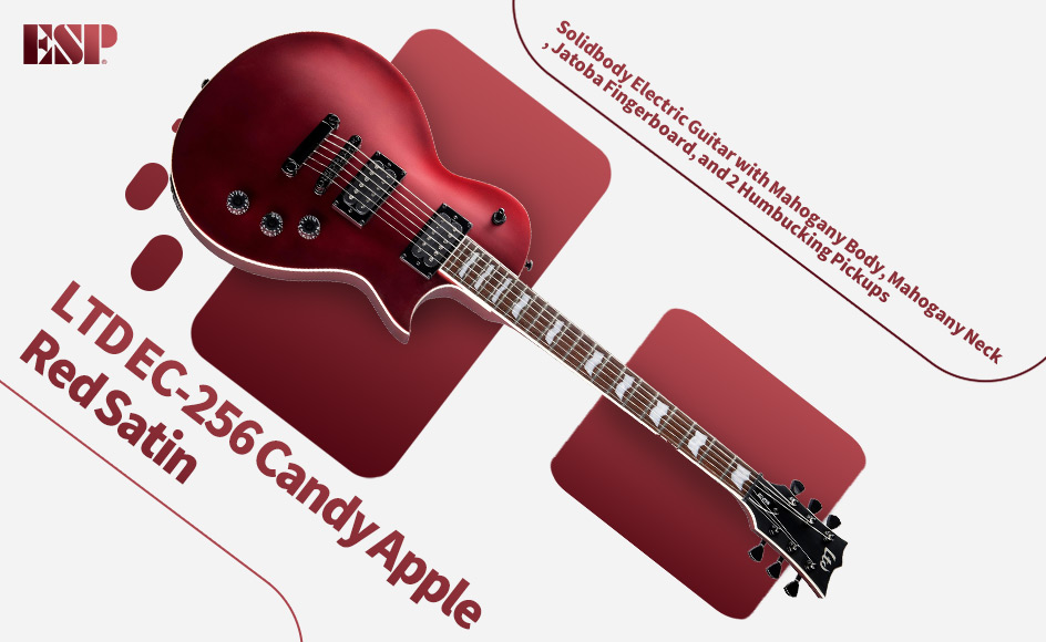 قیمت خرید فروش گیتار الکتریک ای اس پی LTD EC-256 Candy Apple Red Satin