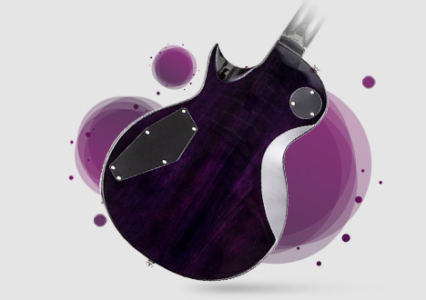 قیمت خرید فروش گیتار الکتریک ای اس پی LTD EC-256FM See Thru Purple Sunburst