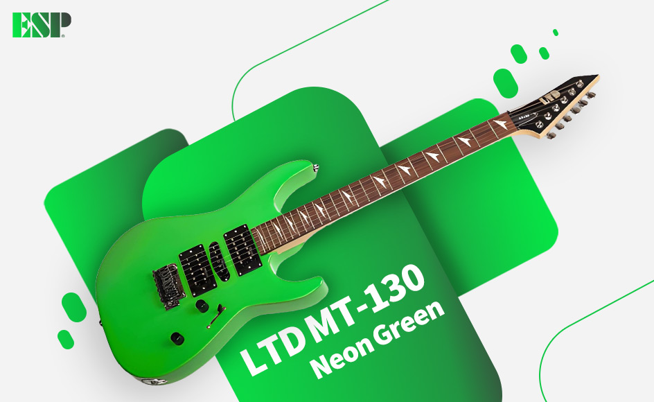 قیمت خرید فروش گیتار الکتریک ای اس پی LTD MT-130 Neon Green