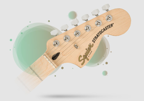 قیمت خرید فروش گیتار الکتریک فندر Squier Affinity Series Stratocaster Black