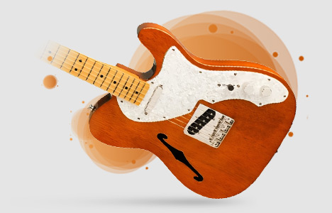 قیمت خرید فروش گیتار الکتریک فندر Squier Classic Vibe '60s Telecaster Thinline Natural