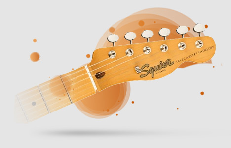 قیمت خرید فروش گیتار الکتریک فندر Squier Classic Vibe '60s Telecaster Thinline Natural