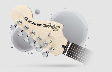 قیمت خرید فروش گیتار الکتریک فندر Squier Deluxe Hot Rails Stratocaster RW Black