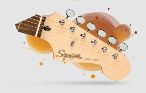 قیمت خرید فروش گیتار الکتریک فندر Squier Paranormal Toronado 3-Tone Sunburst