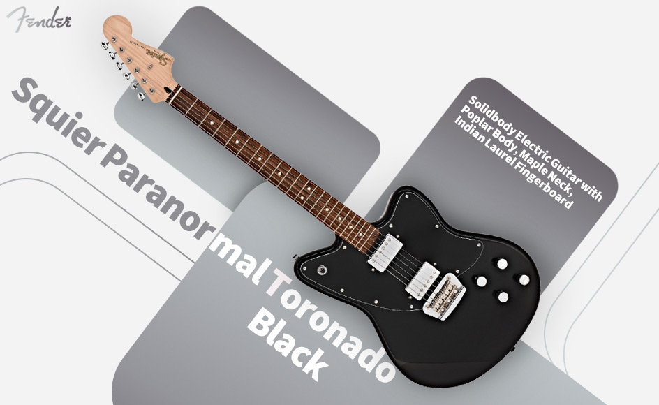 قیمت خرید فروش گیتار الکتریک فندر Squier Paranormal Toronado Toronado Black
