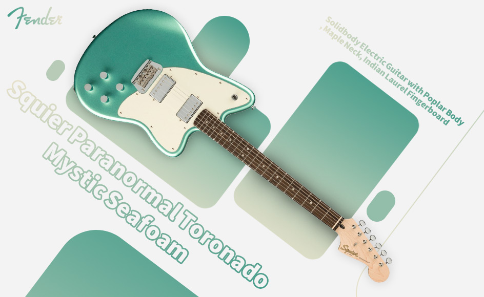 قیمت خرید فروش گیتار الکتریک فندر Squier Paranormal Toronado Mystic Seafoam