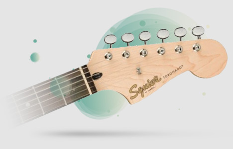 قیمت خرید فروش گیتار الکتریک فندر Squier Paranormal Toronado Mystic Seafoam