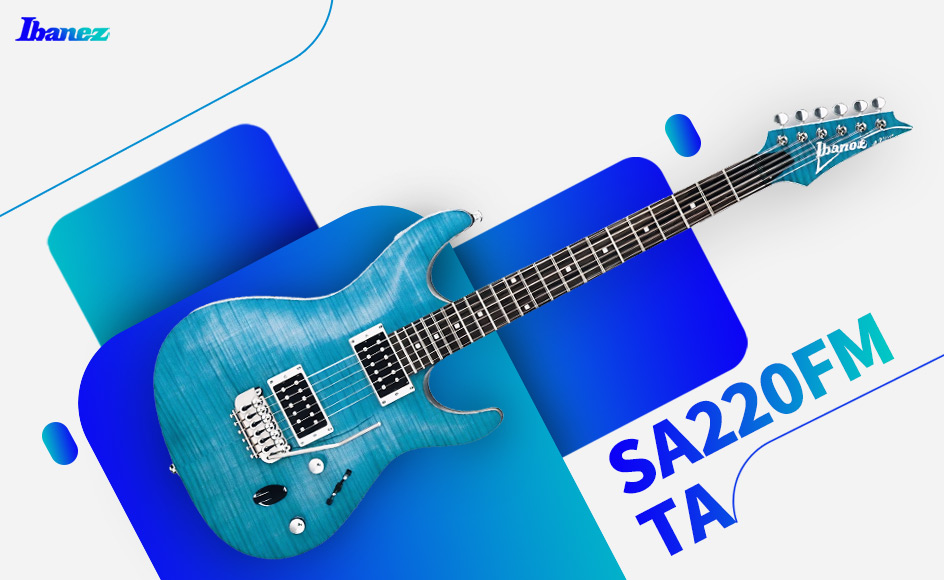 قیمت خرید فروش گیتار الکتریک آیبانز SA220FM TA