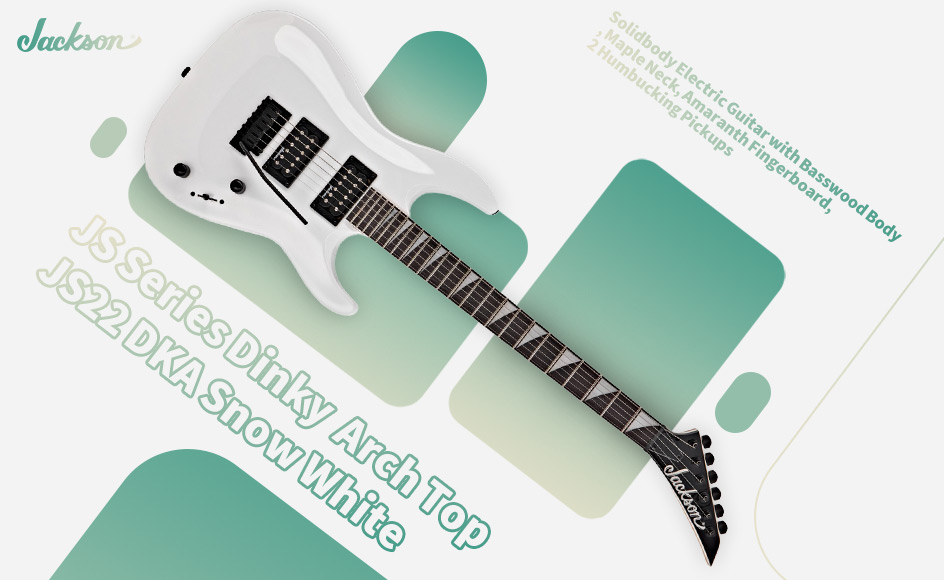 قیمت خرید فروش گیتار الکتریک جکسون JS Series Dinky Arch Top JS22 DKA Snow White