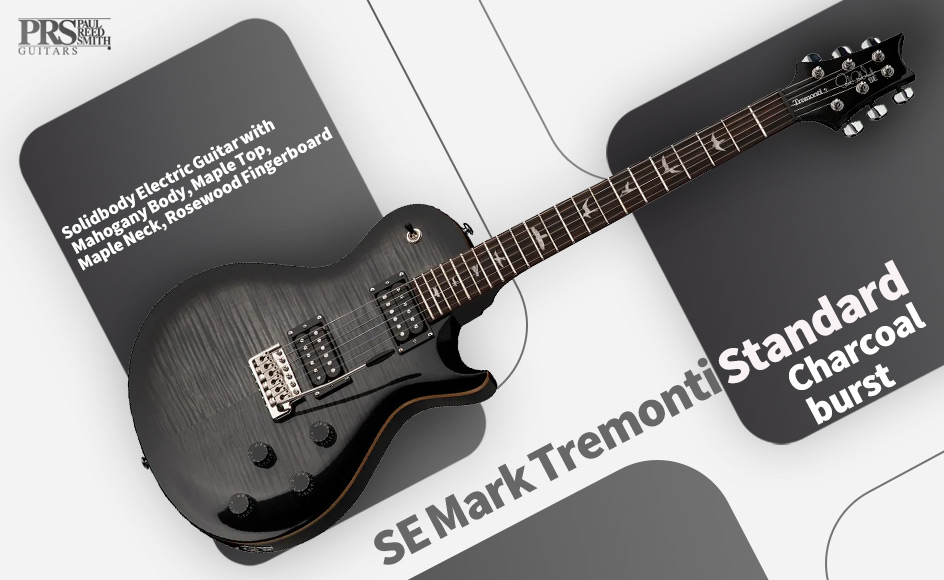 قیمت خرید فروش گیتار الکتریک پی آر اس SE Mark Tremonti Standard Charcoal Burst
