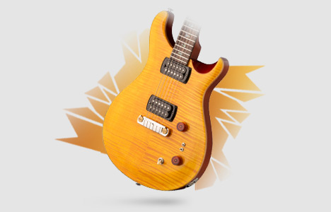 قیمت خرید فروش گیتار الکتریک پی آر اس SE Paul's Guitar Amber
