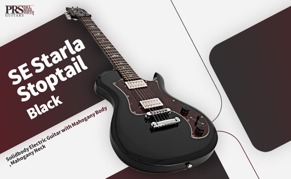 قیمت خرید فروش گیتار الکتریک پی آر اس SE Starla Stoptail Black