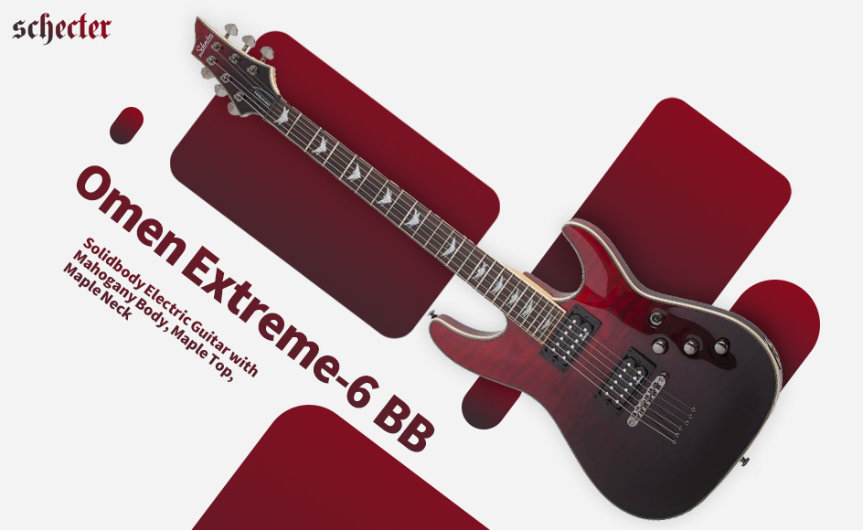 قیمت خرید فروش گیتار الکتریک شکتر Omen Extreme-6 BB