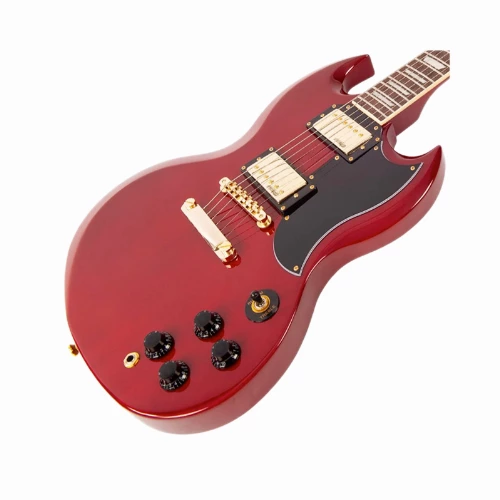 قیمت خرید فروش گیتار الکتریک Vintage VS6 ReIssued Cherry Red with Gold Hardware 