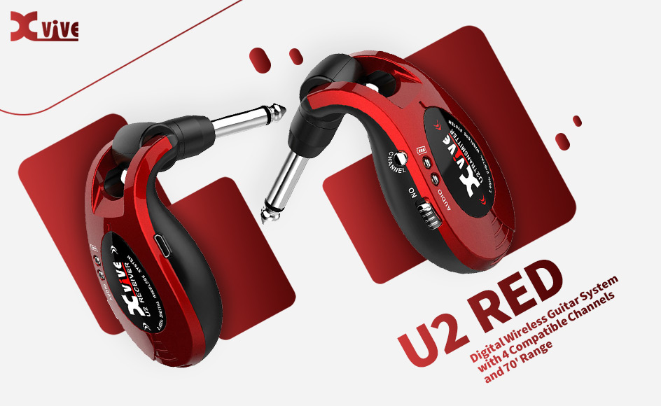 قیمت خرید فروش سیستم وایرلس گیتار ایکس وایو U2 Red