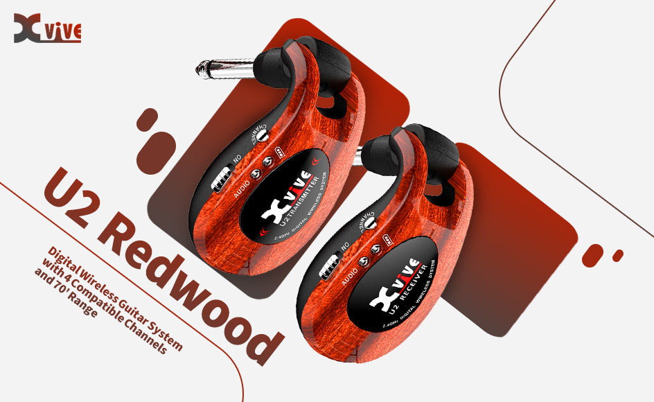 قیمت خرید فروش سیستم وایرلس گیتار ایکس وایو U2 Redwood
