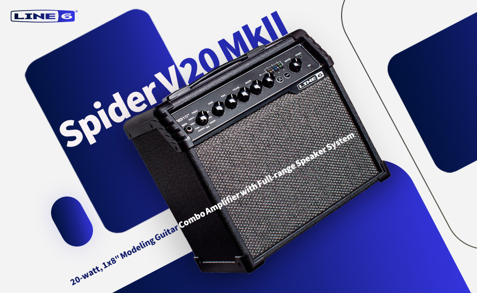 قیمت خرید فروش آمپلی فایر گیتار لاین سیکس Spider V 20 MkII