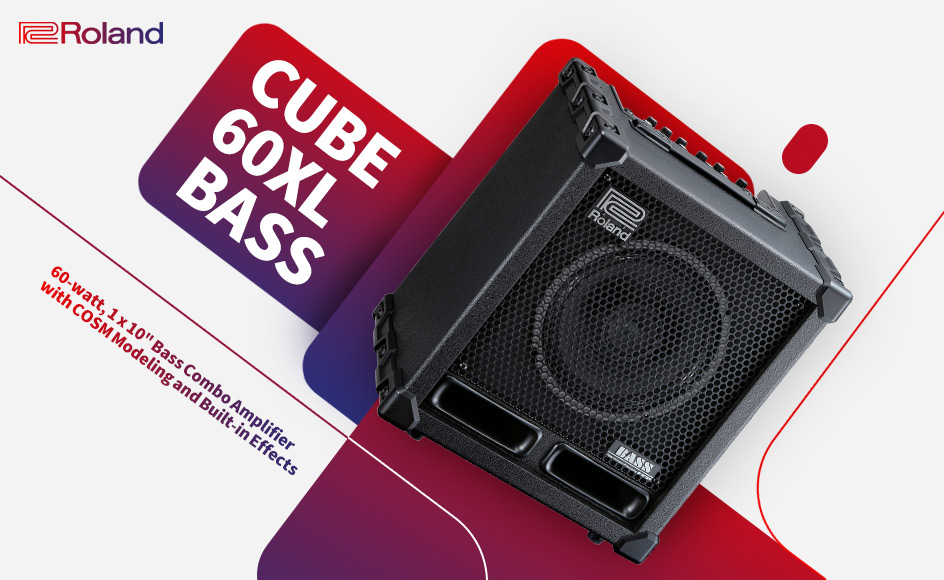 قیمت خرید فروش آمپلی فایر گیتار رولند CUBE-60XL BASS