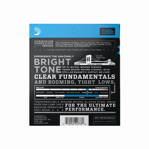 قیمت خرید فروش سیم گیتار D'Addario EXL190 