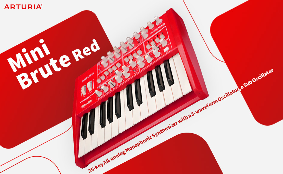 قیمت خرید فروش سینتی سایزر آرتوریا MiniBrute Red