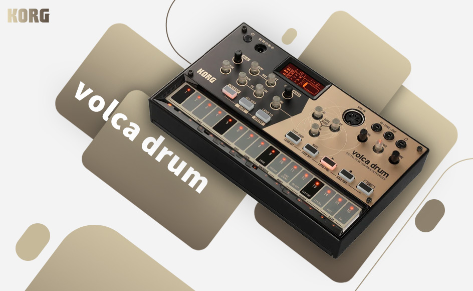 قیمت خرید فروش درام ماشین و سینتی سایزر کرگ volca drum