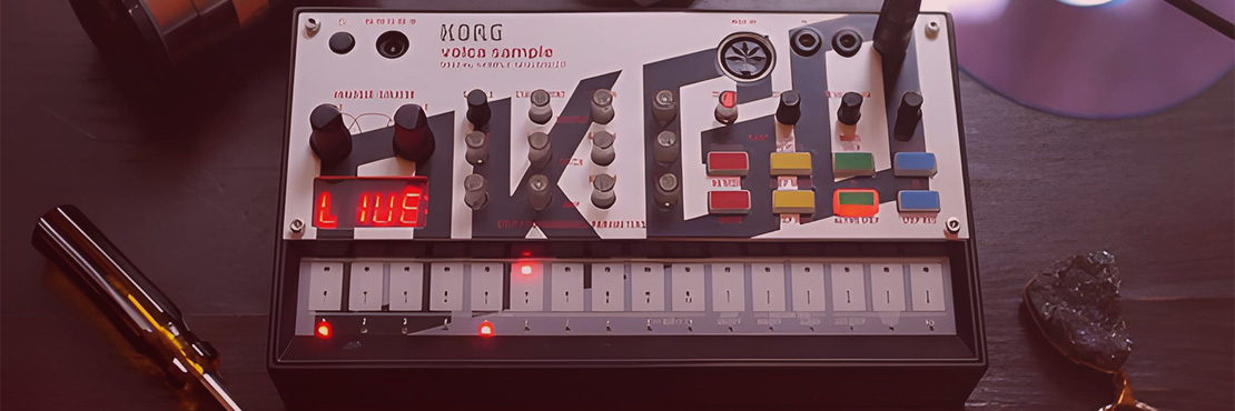 قیمت خرید فروش سمپلر و سینتی سایزر کرگ volca sample OK GO edition